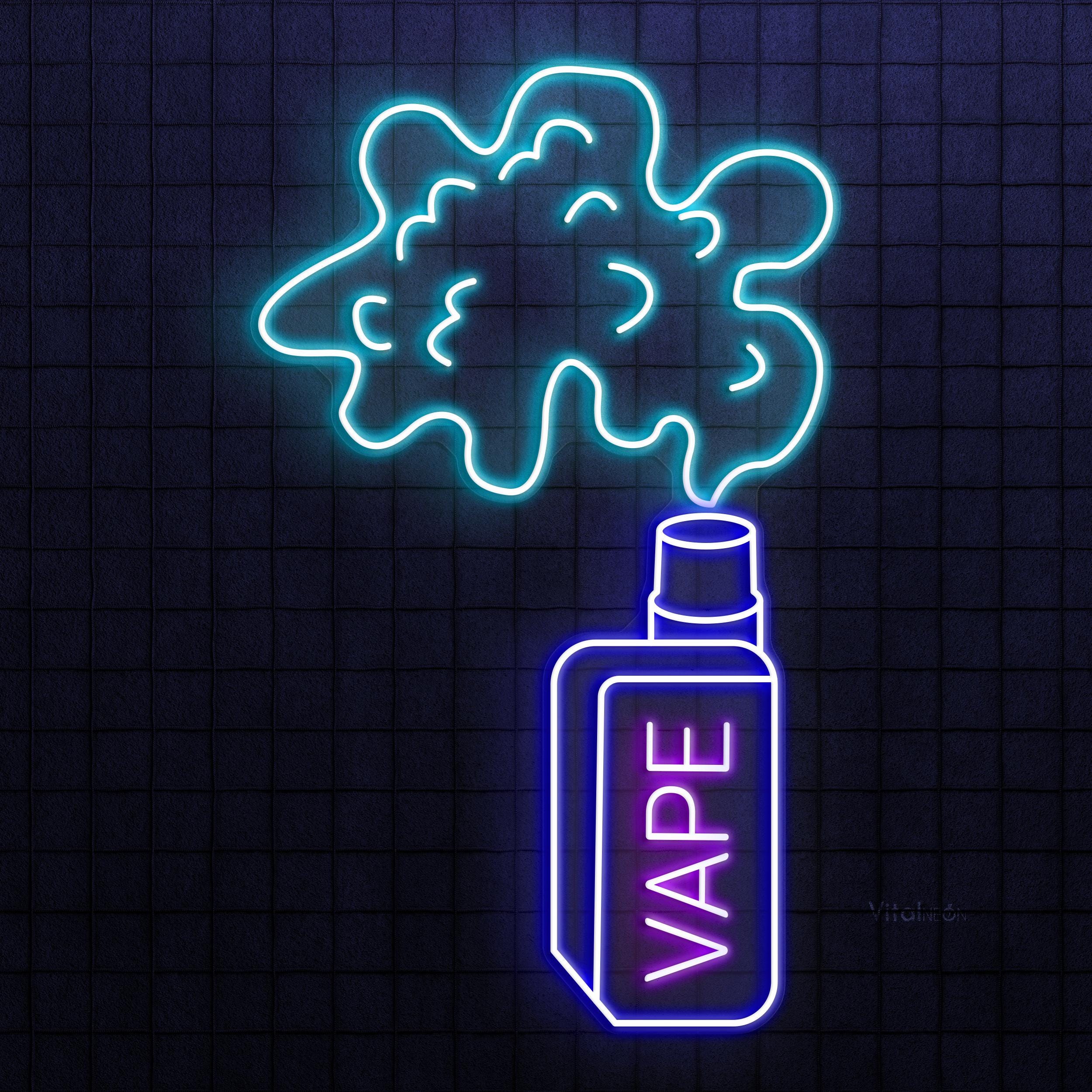 Vape Neon Sign  Shop and Game Room Decor for Lounge, Bar, or Business -  Etsy