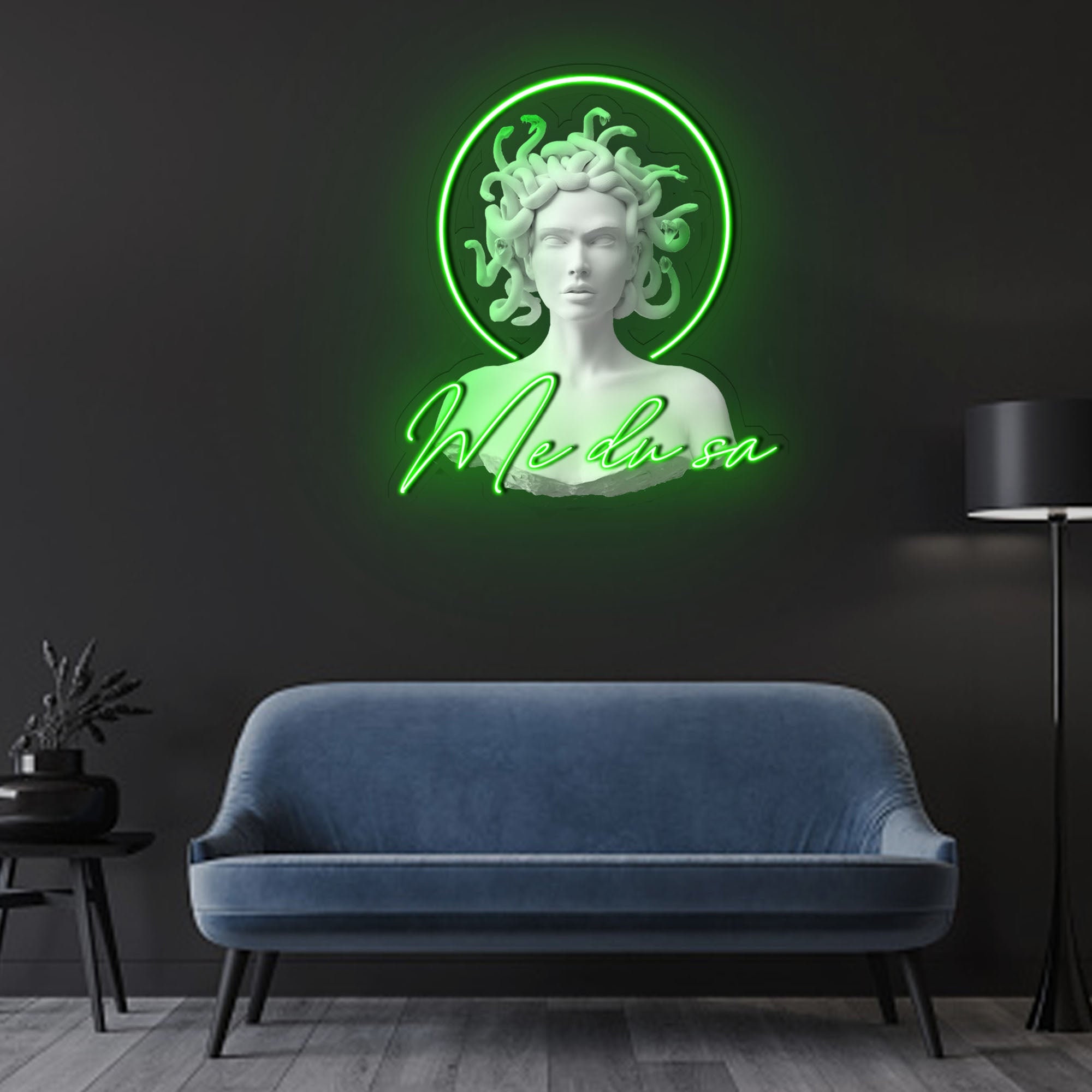 m*7様 NEONETICS.INC ネオンアートパネル在庫か Medusa Head Neon Sign LED Light Greek Mythology Wall Art for Home