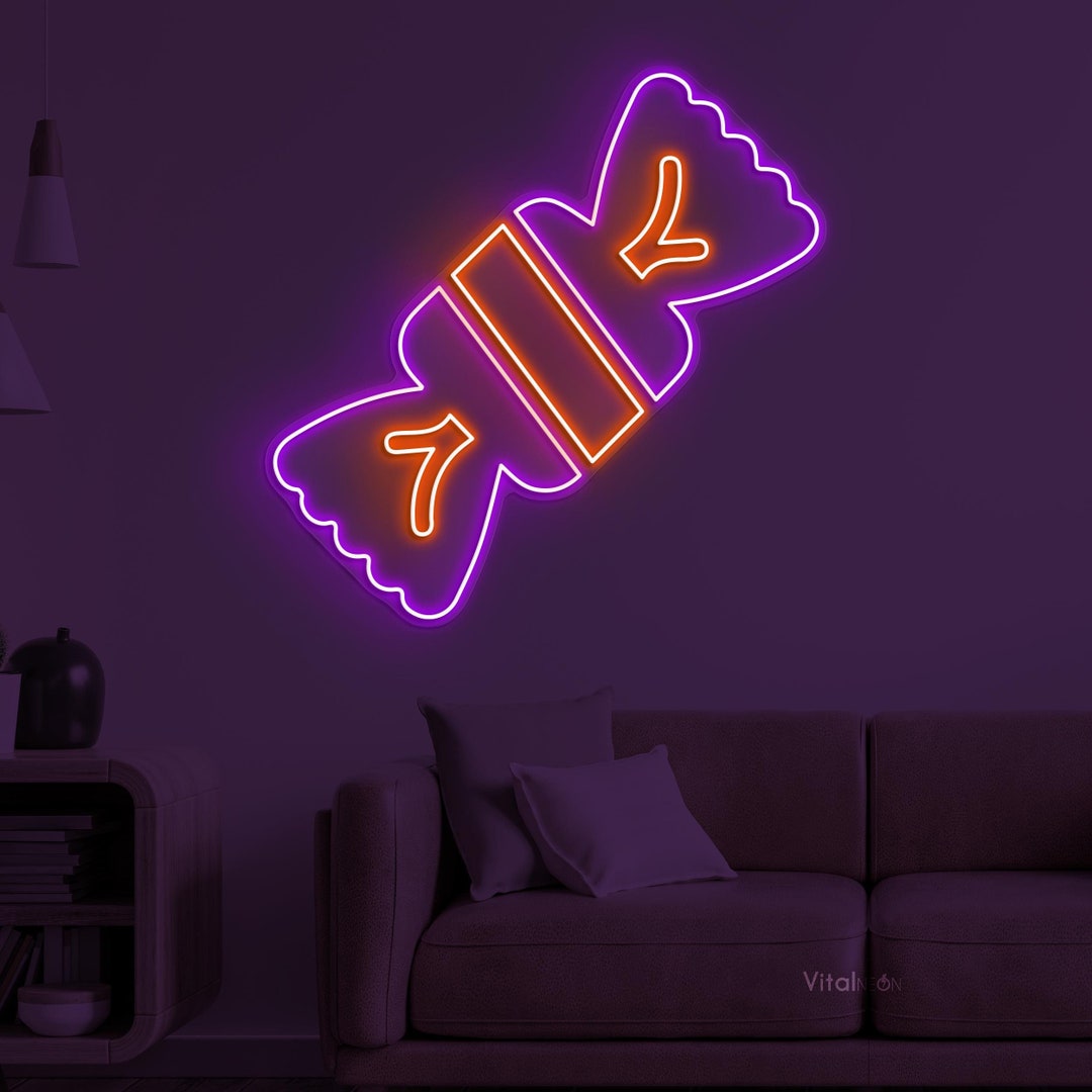Candy Neon Sign, Candy LED Light, Candy Shop Wall Decor, Sweet Treat ...