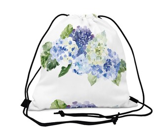 Hydrangea - Outdoor Drawstring Bag