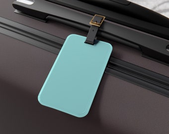 Azul Tiffany - Etiqueta de equipaje