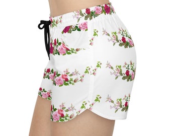 Rosen - Freizeitshorts für Damen (AOP)