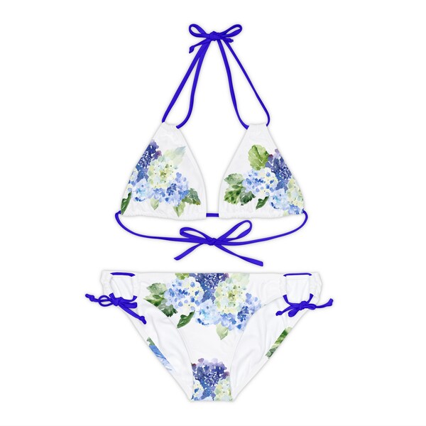 Hydrangea - Strappy Bikini Set (AOP)