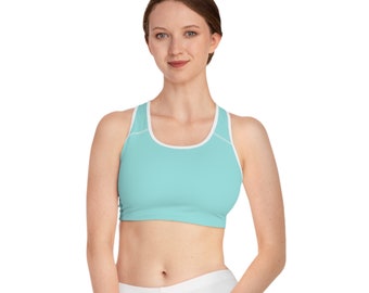 Tiffany Blue - Sports Bra (AOP)