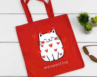 Bolso de mano para gatos, bolso lindo para gatos, bolso de animales, bolso amante de los gatos, regalo para amantes de los gatos, regalo de cumpleaños para un amigo, bolso de mano reutilizable, bolso de hombro para gatos