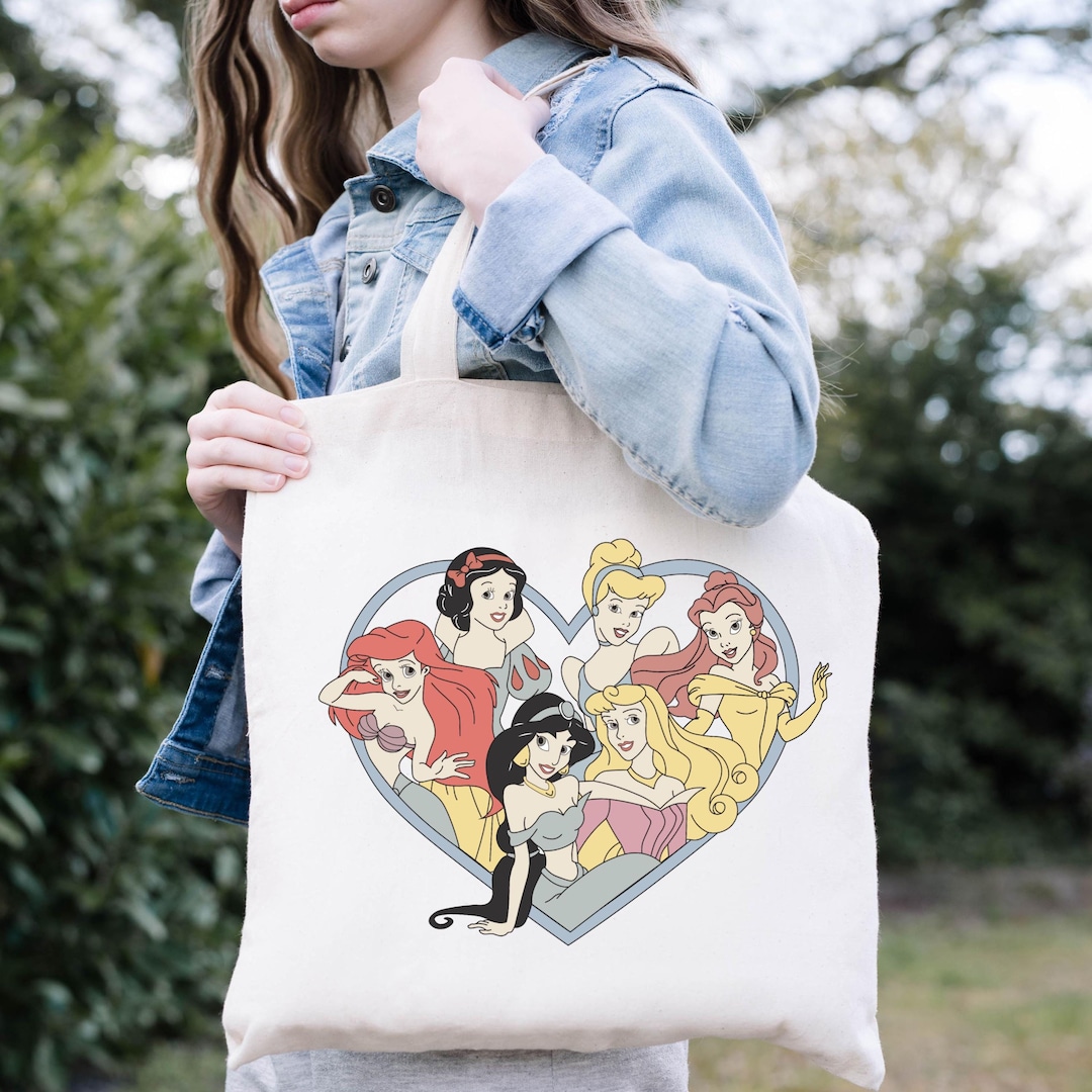 Disney Princess Tote Bag, Princess Tote Bag, Princess Belle Tote