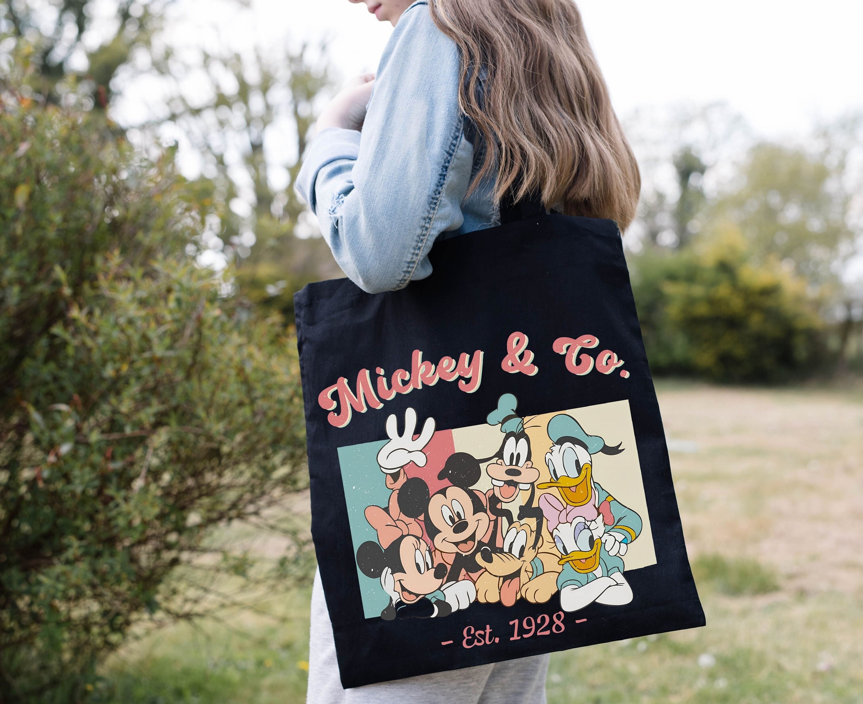 Vintage Mickey&co 1928 Bag, Retro Vintage Disney Bag,disneyland