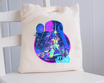 Star Wars Bag, Star Wars Tote, XWing Bag, Disney Star Wars Bag, Disney Tote Bag, Star Wars Tote Bag, Retro Star Wars, Vintage Star Wars Bag
