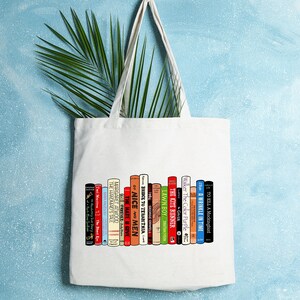 Bokväska, Lärarväska, Jag är med böckerna, Bokväska, Läsväska, Biblioteksväska Lärarboksväska bild 2