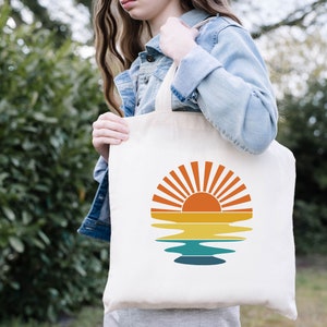 Urlaub Tasche, Pool Tasche, Sonnenuntergang Sommer Strand Spaß Urlaub Einkaufstasche, Einkaufstasche, umweltfreundliche Tasche, wiederverwendbare Einkaufstasche