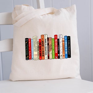 Bokväska, Lärarväska, Jag är med böckerna, Bokväska, Läsväska, Biblioteksväska Lärarboksväska bild 3