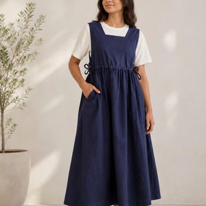 japanese casual dress Dresses Women Summer Kawaii Style Floral Empire Turn-down Collar Female Cute College Folds All-Match Loose Chic Fashion and a button Knitted O-Neck Japanese Dress 