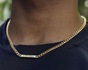 5mm sterling silver Miami Cuban chain necklace, Thick silver link chain jewelry, Miami Cuban Link Chain, Silver chain, Italian Made