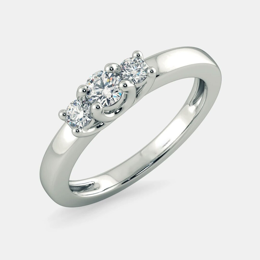 Engagement Rings Diamond Rings Anniversary Rings Women Rings Three ...