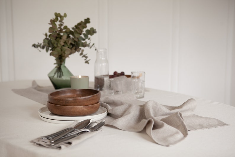 Light Brown Handmade Decorative Simple Table Runner