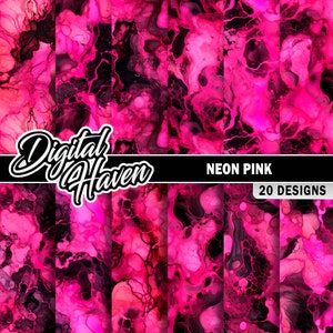 Tsukineko Radiant Neon Ink Pad, Electric Pink