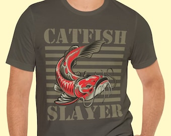 Catfish Slayer Shirt, Fishing Tshirt
