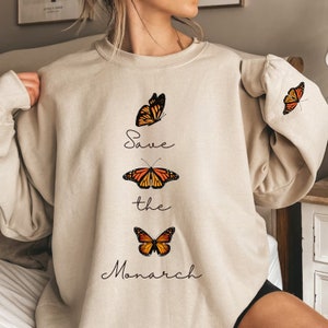 Monarch butterfly sweatshirt sale