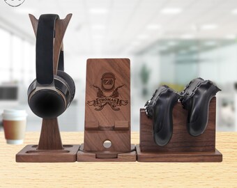 Personalized Game Gift for Welder. Welder Mechanic Gaming Controller Holder with Rotating. Gaming Welder Room Desk Decor for Welding Gifts