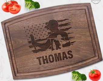 Personalized Plumber Kitchen Chopping Board on Birthday Xmas. Plumbing Mothers Day Gift from Kids, Pipefitter Gifts for Wedding Housewarming