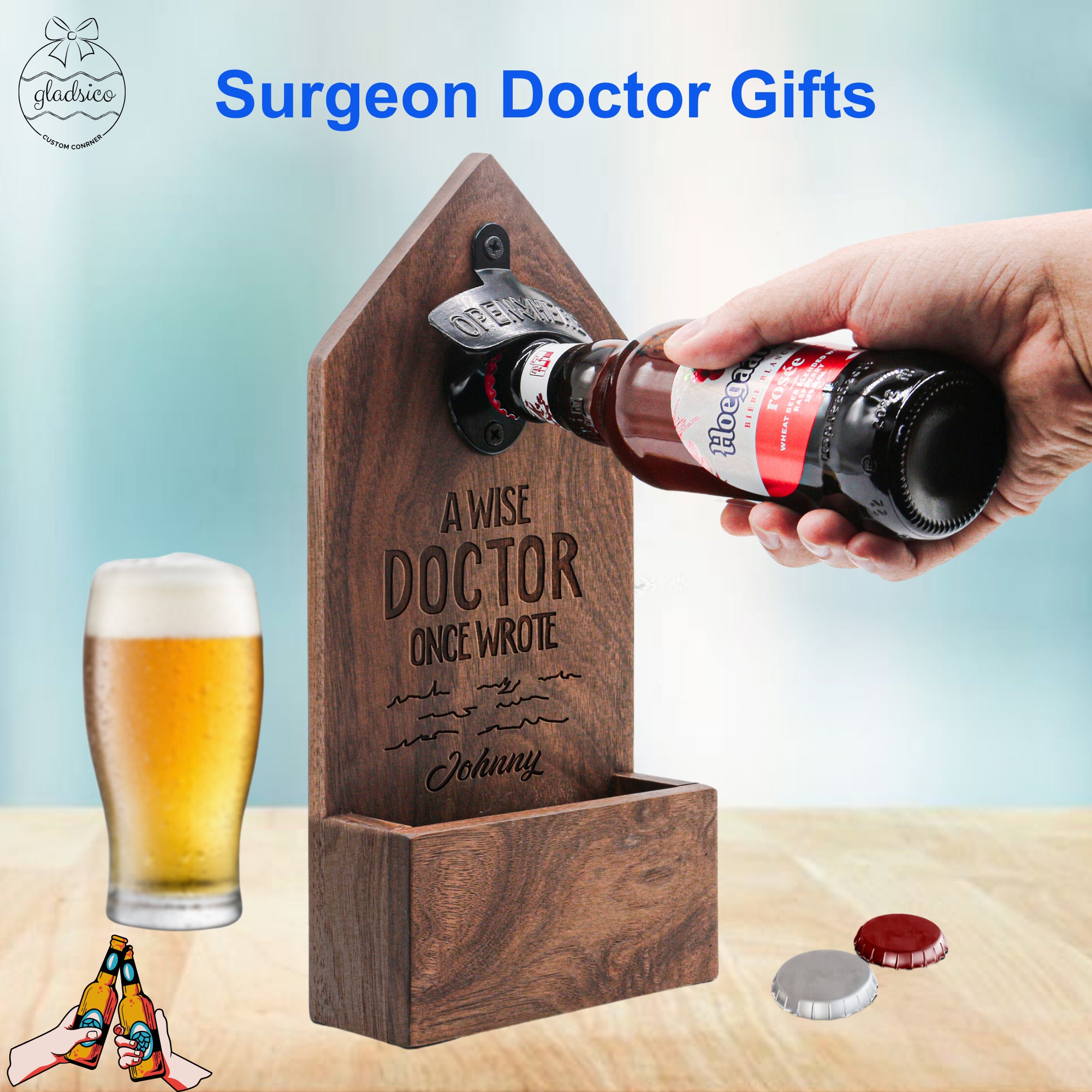 Prostate Doctor Gift Personalized Fathers Day Gift for Surgeon Him Husband Grandpa Brother ...