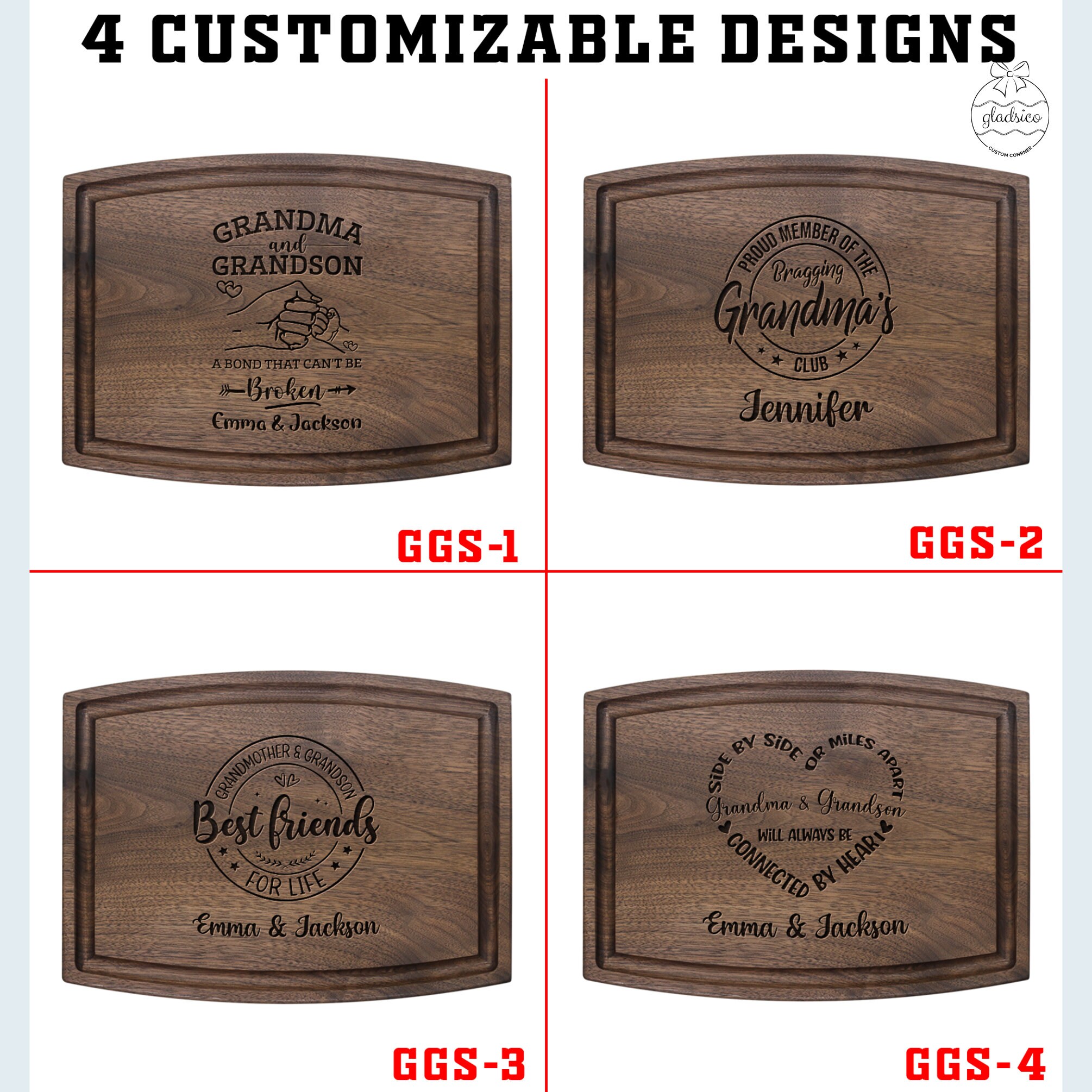 Custom Kitchen Cutting Board With Juice Groove. Wooden Chopping Board