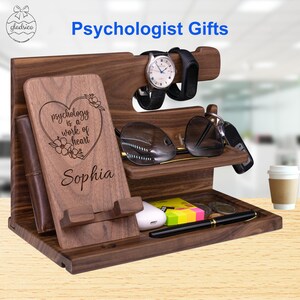 Personalized Psychologist Gifts for Him Her on Birthday, School Psychologist Gift for Men. Custom Psychology Day Phone Stand Gifts for Psych