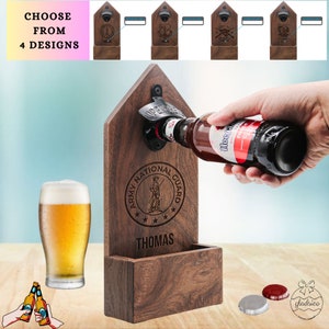 National Guard Gifts for Air National Guard on National Guard Party, Personalized US Air National Guard Gift for Air Army Bottle Opener
