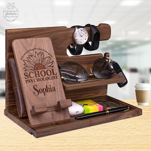 School Psychologist Appreciation Day Gift for Psych. Psychology Gift for School Psych, Custom Docking Station Gifts for Psychology Day