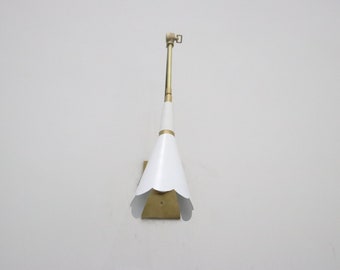 Brass Wall Sconce Italian Sconce Fixture Lights Bedroom Beside Lamps sputnik lights - White