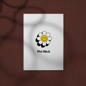 Postkarte - Viel Glück