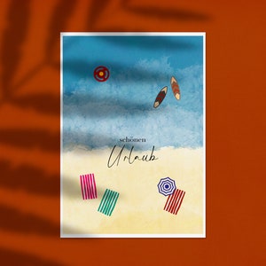 Postkarte – schönen Urlaub