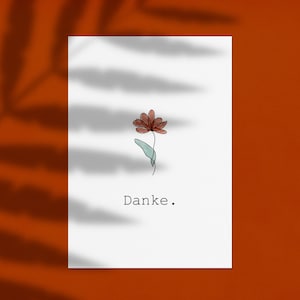 Postkarte - Danke.
