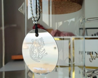 Engraved acrylic mirror tag / ramadan kareem / engraved tea in Arabic / Ramazan /Ramadan decoration / Ramadan 2024