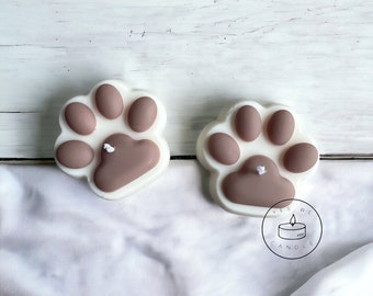 Paw candle / Paw candle / Rapeseed wax candle / Paw gift