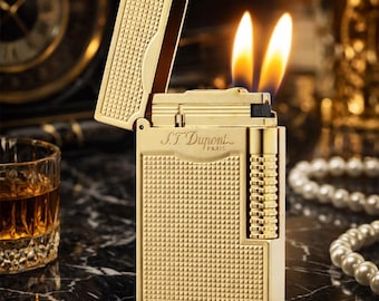 Dupont Dubbelflammig gitter. Dupont tändare i mässing.