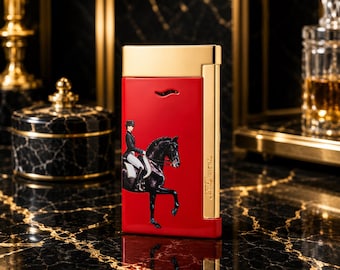 ST Dupont Slim 7 Year of the Horse Limited Edition Torch Lighter.
