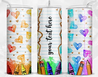 Personalized Teacher 20oz skinny tumbler png,Teacher's Day png, custom name tumbler png, Teacher tumbler png, sublimate designs download
