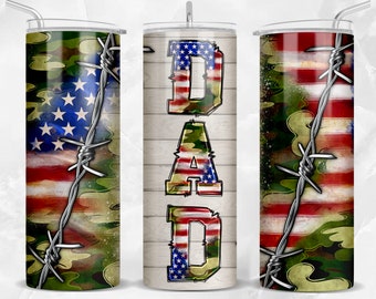American Dad 20 oz dünner Becher png Sublimationsdesign Download, USA Becher Wrap png, Dad 20 oz Becherdesigns, Download