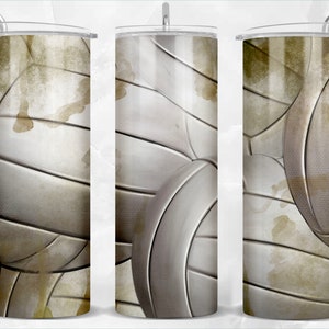 Distressed Volleyball pattern 20 oz skinny tumbler png, tumbler wrap png, 20 oz tumbler designs, Volleyball tumbler png download