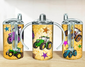 Tazza sippy da 12 once di trattore agricolo png, disegni di tazze sippy per trattore, png avvolgente la tazza con sippy, download di disegni a sublimazione di tazze per trattorini