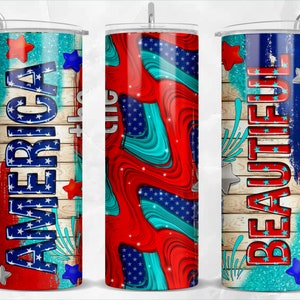 America the beautiful 20 oz skinny tumbler png, tumbler wrap png sublimation design download, 20 oz tumbler designs,USA tumbler png download