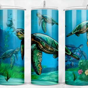 Sea turtles 20oz skinny tumbler png sublimation design download, sea turtles png, animal tumbler png, sublimate designs download