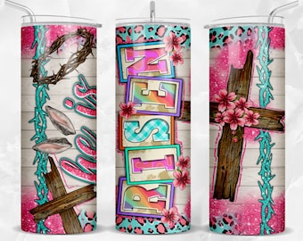 He is risen 20oz skinny tumbler png sublimation design download, Easter Day png, Christian png,Easter tumbler png,sublimate designs download