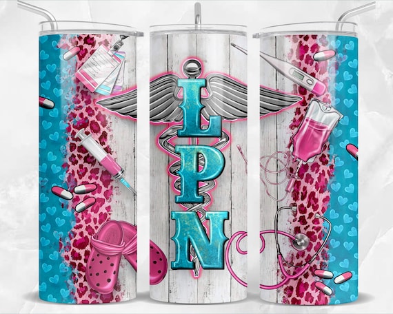 LPN Licensed Practical Nurse 20oz skinny tumbler png sublimation design download, Nurse tumbler png, western tumbler png, sublimate download