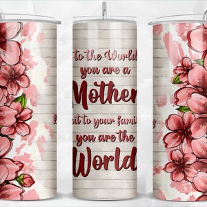 Blumen Muttertag 20 oz dünnen Becher png Sublimation Design Download, Tumbler wrap png, 20 oz Becherdesigns, Tumbler png Download