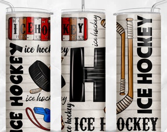 Ice Hockey 20 oz skinny tumbler png, Ice Hockey tumbler wrap png, sport 20 oz tumbler designs, tumbler png download