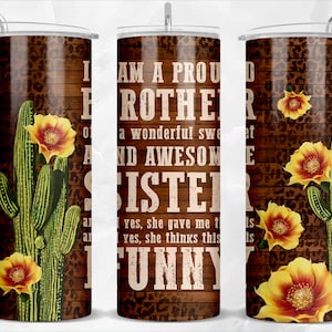 I am a proud brother 20 oz skinny tumbler png sublimation design download, tumbler wrap png, 20 oz tumbler designs, tumbler png download