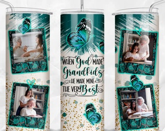 Oma Fotorahmen 20 Unzen Skinny Tumbler png, Muttertag png, Tumbler png anfertigen, Oma Tumbler png, sublimieren Designs herunterladen