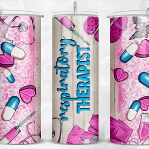 Respiratory Therapist 20oz skinny tumbler png sublimation design download, western tumbler png, Respiratory Therapist png,sublimate download